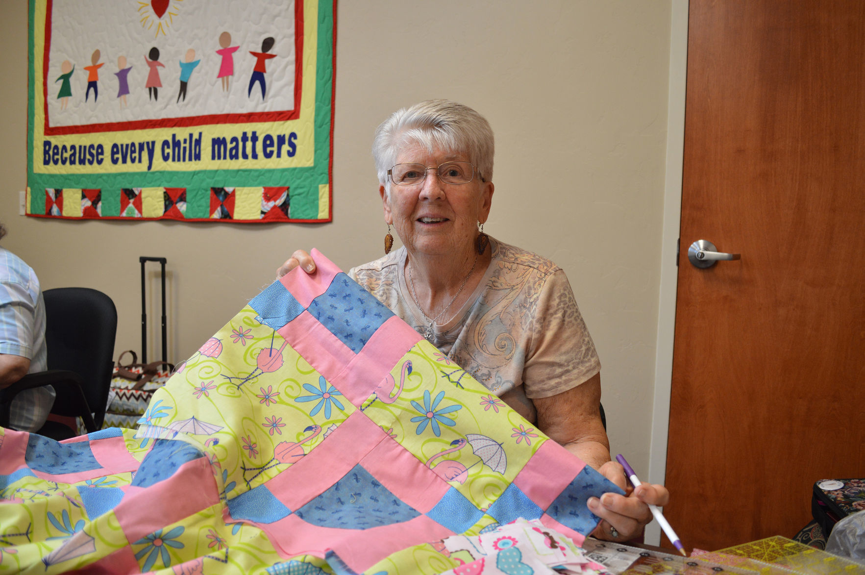 Aviva Divas enjoy camaraderie while sewing for others